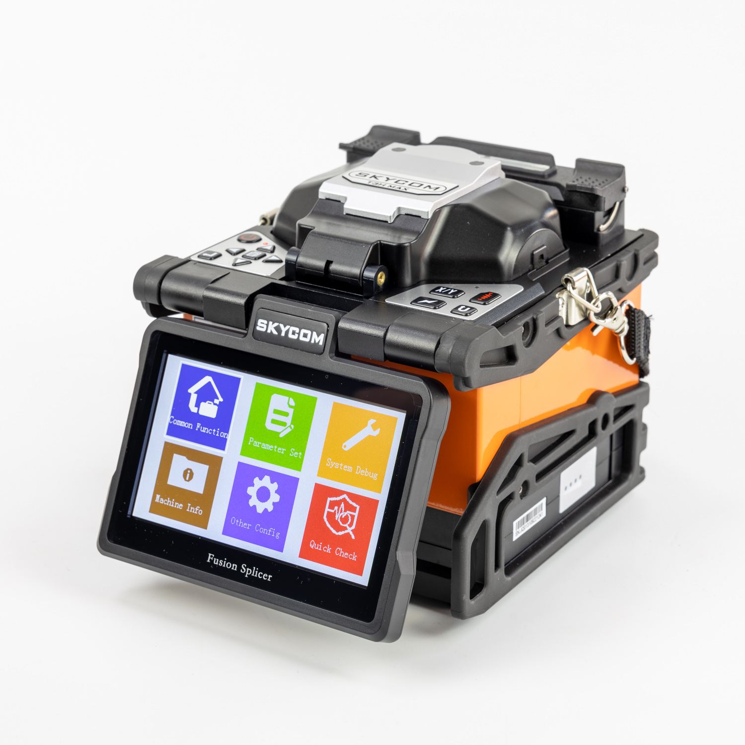 Fiber Optic Fusion Splicer in Field Operation