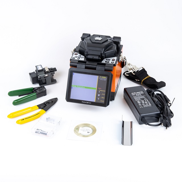Fiber Fusion Splicer heating and splicing mechanism